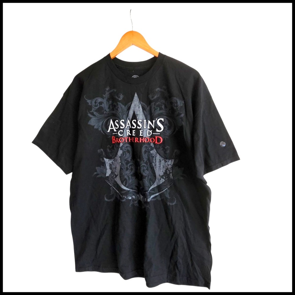 Ubisoft Assassin's Creed Brotherhood Graphic Tee‎ Black T-Shirt XL